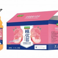 暢脈飲桃優(yōu)多冷榨蜜桃汁飲料2.5Lx6瓶