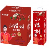 鑫益品堂山楂樹(shù)果汁飲料1.5LX6瓶