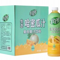 千喜多生態哈密瓜汁果肉果汁飲料 1.5Lx6瓶